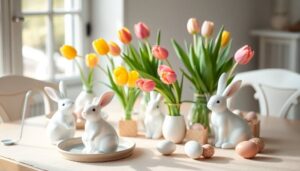 adorable bunny easter decor