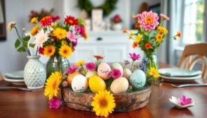 affordable easter table decor