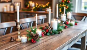 affordable festive table decor
