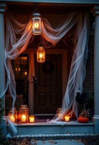 affordable spooky porch decorations