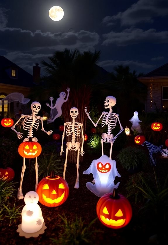 animated props enhance halloween