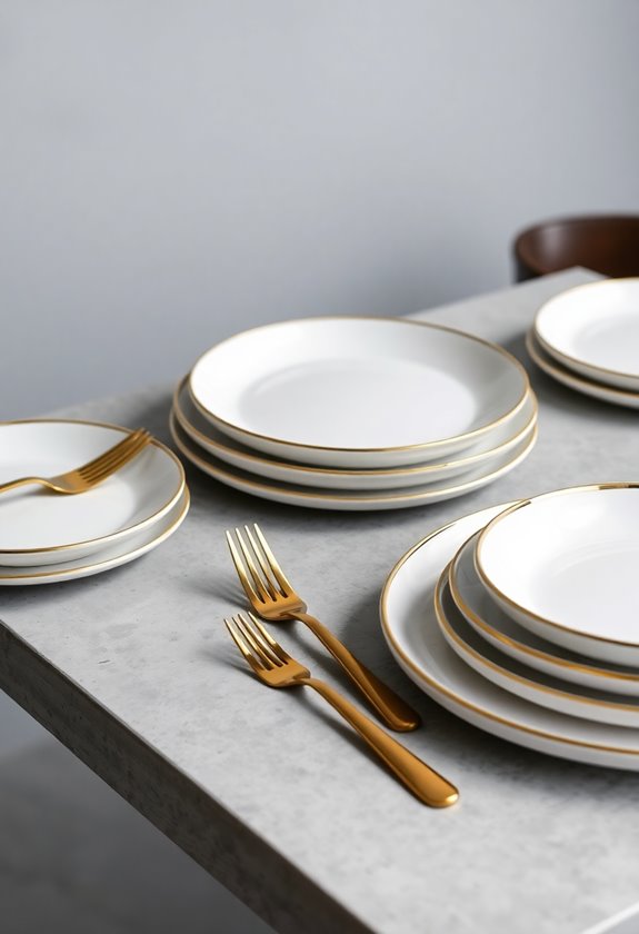 artisanal gold dipped ceramics