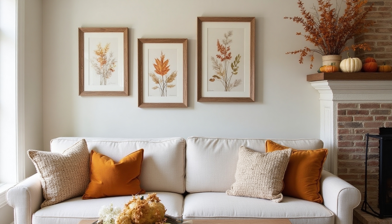 autumn botanical wall decor