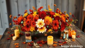 autumn floral decor ideas