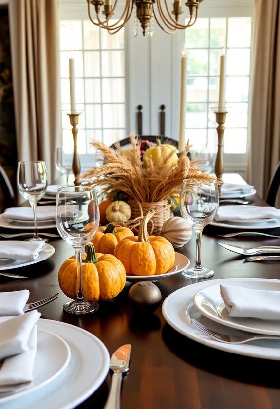 autumn harvest table decor