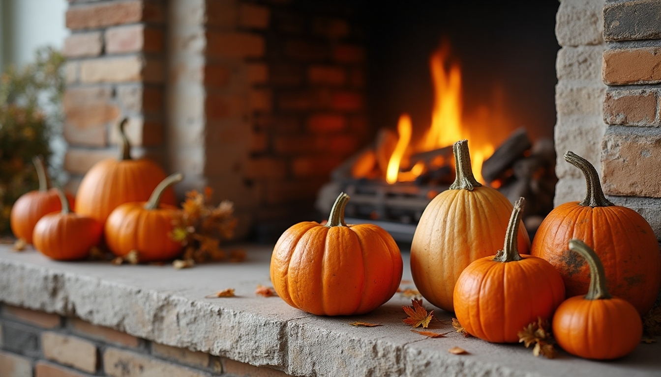 autumn pumpkin and gourd arrangements