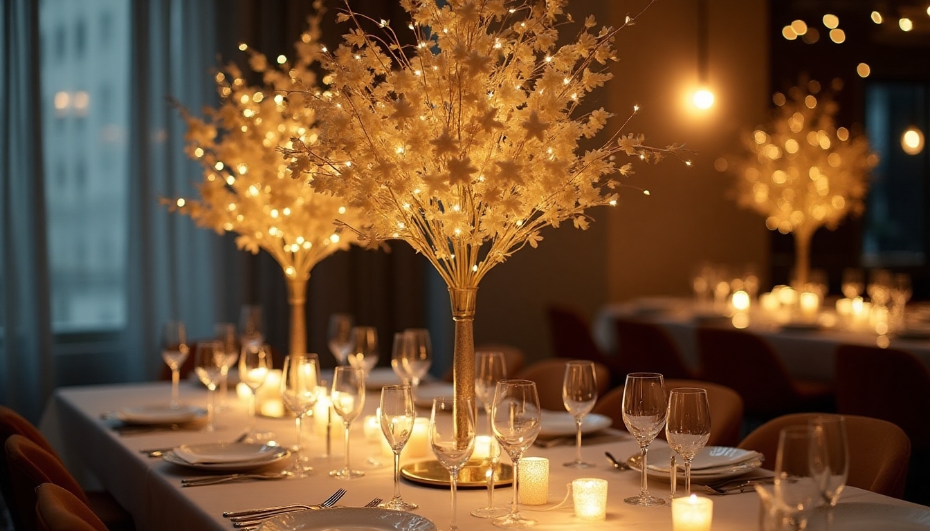 balloon tree centerpiece creation
