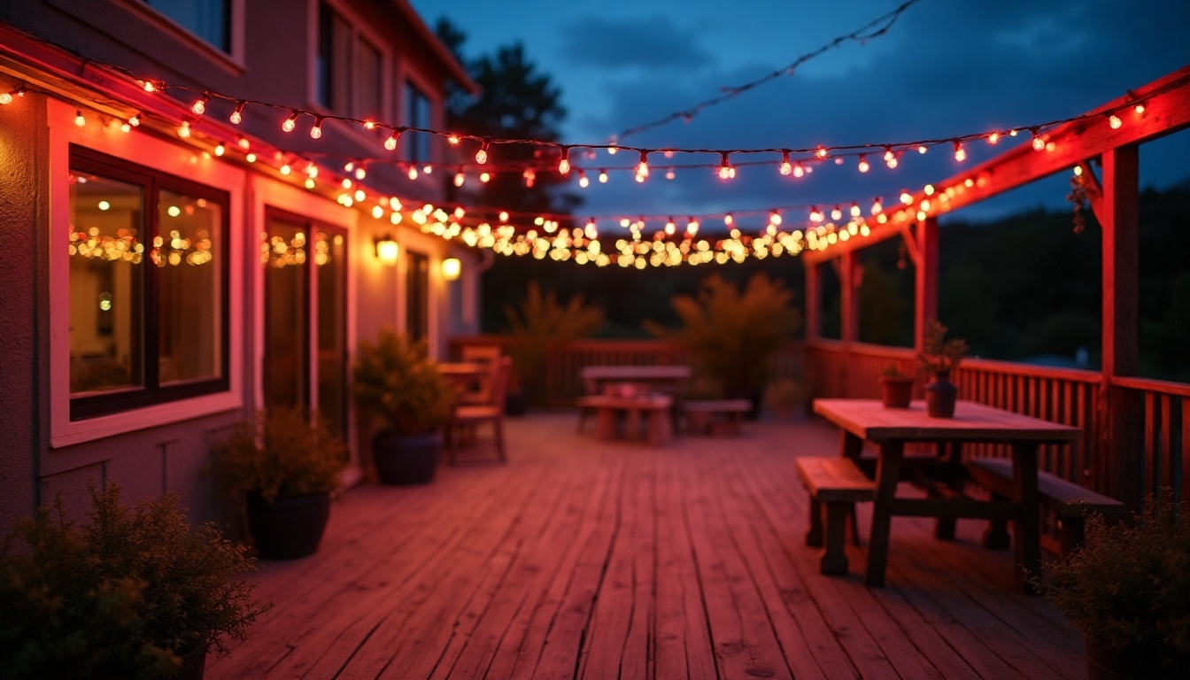 battery operated patriotic light strands