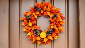 beautiful autumn door decorations