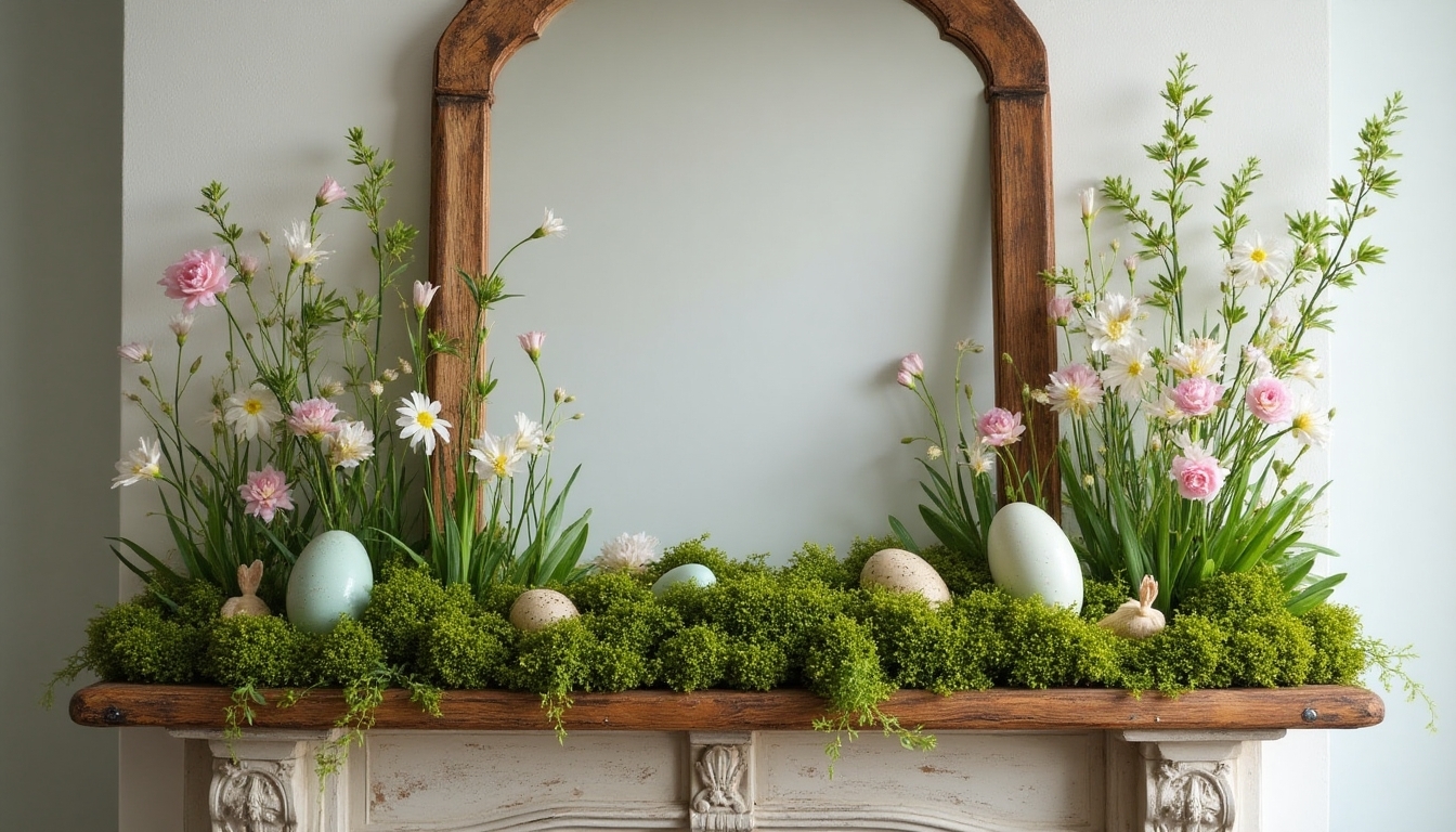 botanical easter garden display