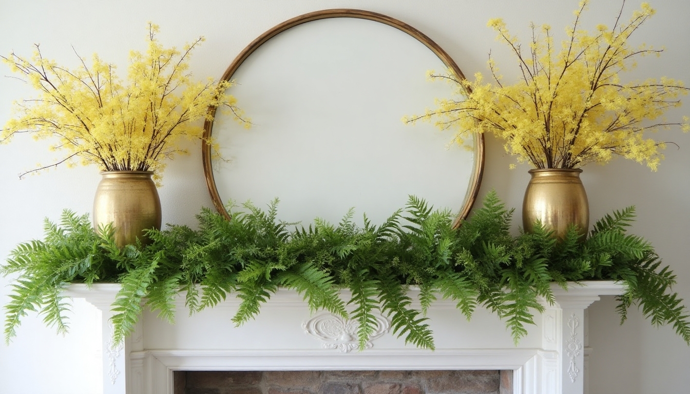 botanical elegance with metallics
