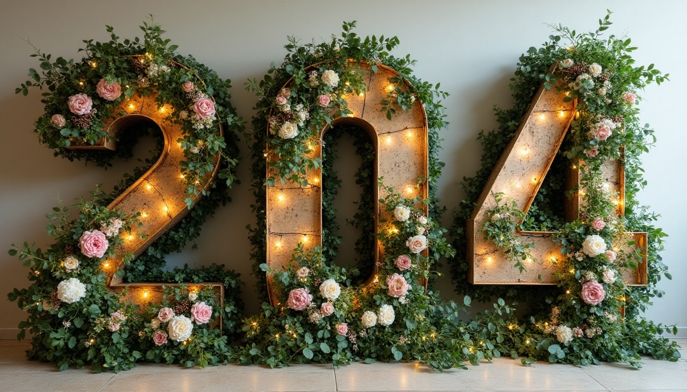 botanical number installations elegance