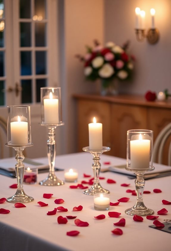 candlelit romance and tranquility