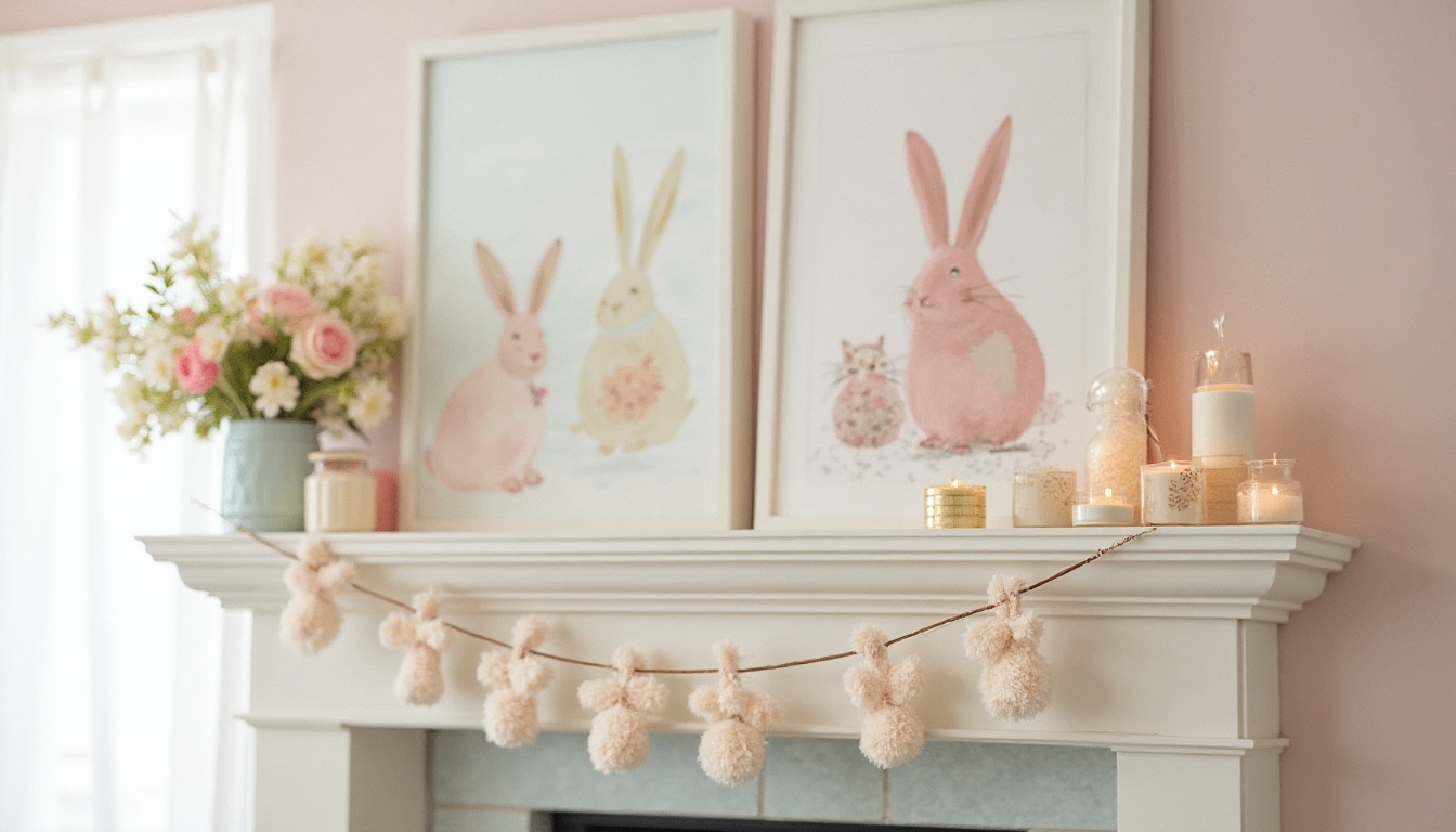 charming bunny themed decorations