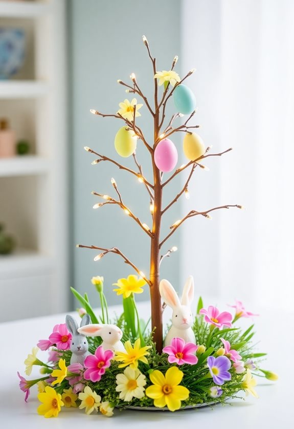 charming easter egg display