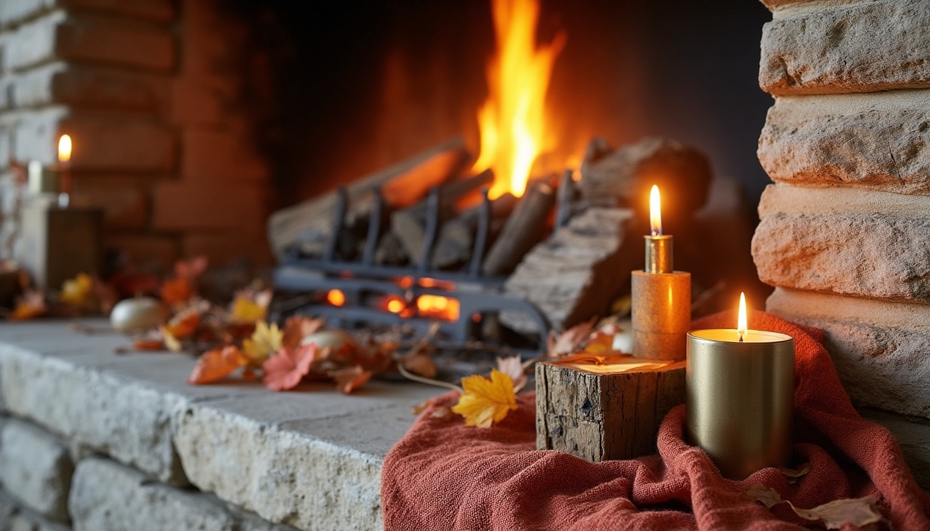 charming fireplace display ideas