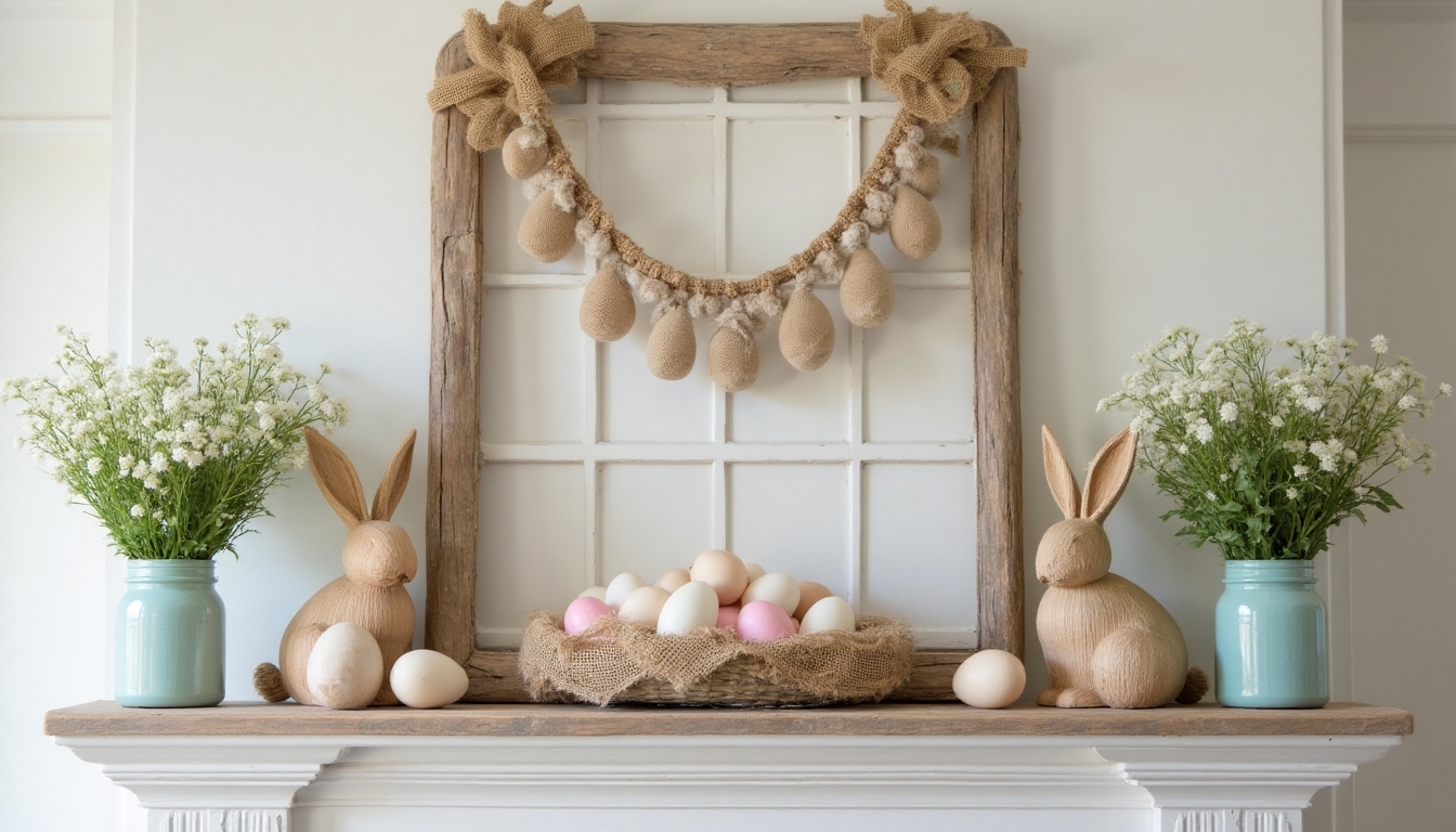 charming rustic farmhouse display