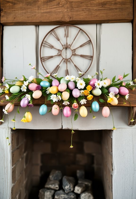 cheerful easter egg garland