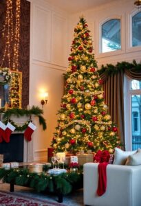 christmas living room decor