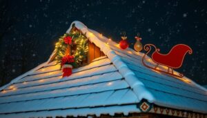 christmas roof decoration ideas