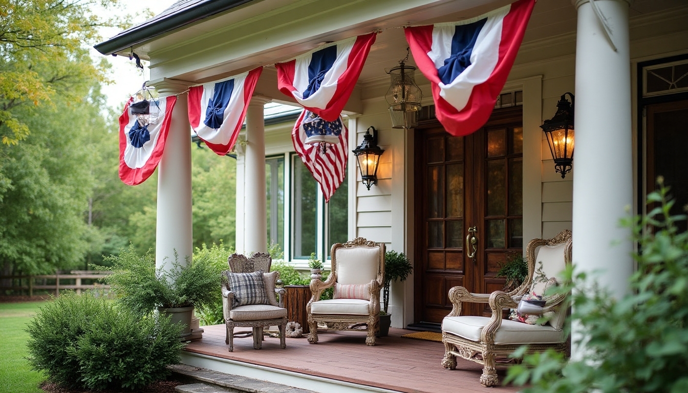 classic patriotic bunting styles