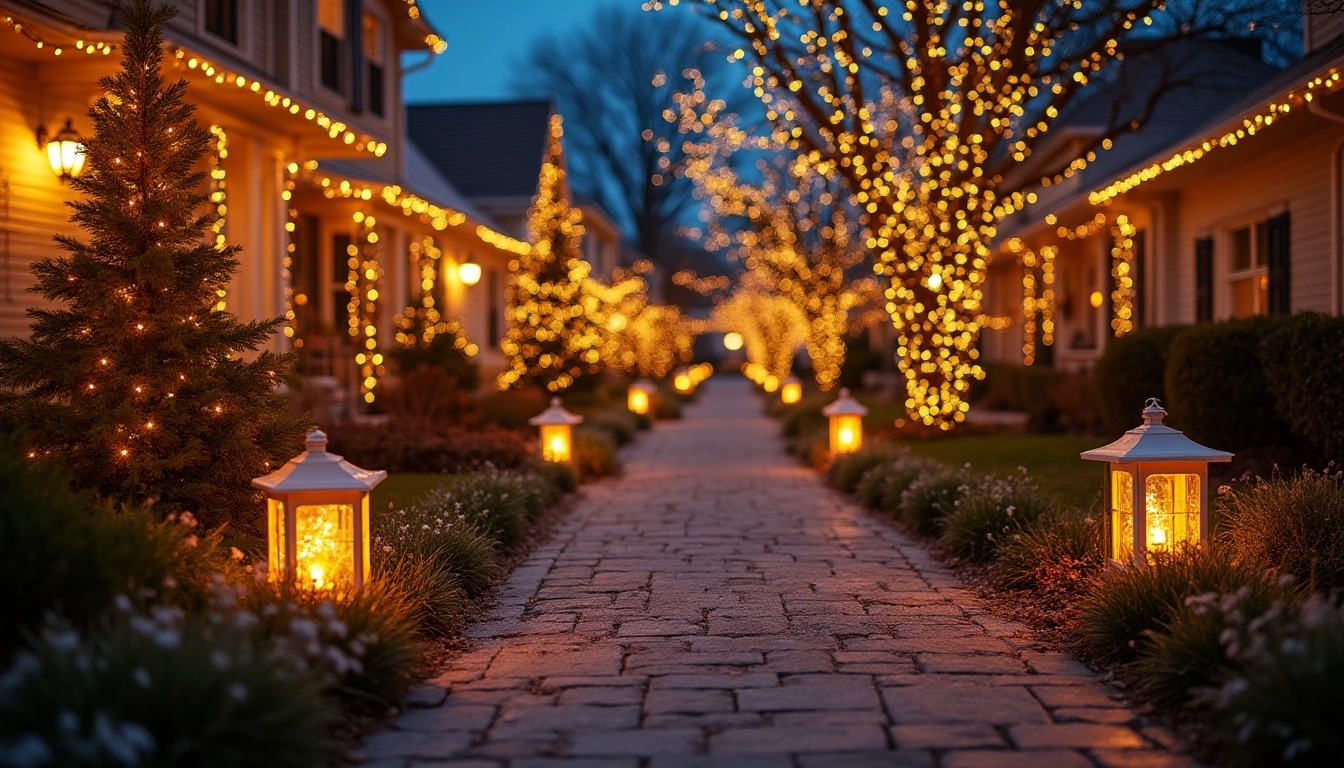 considerate holiday light displays