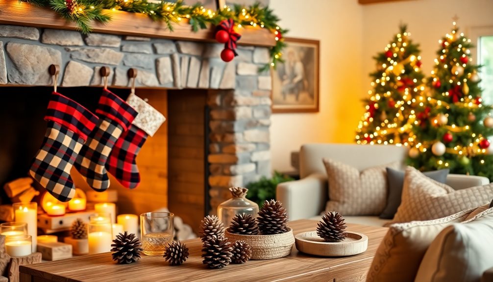 cozy country christmas decor