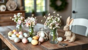 cozy farmhouse easter decor