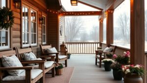 cozy farmhouse porch decor