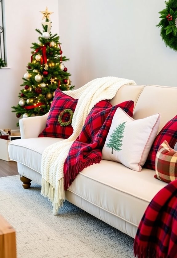 cozy holiday living room