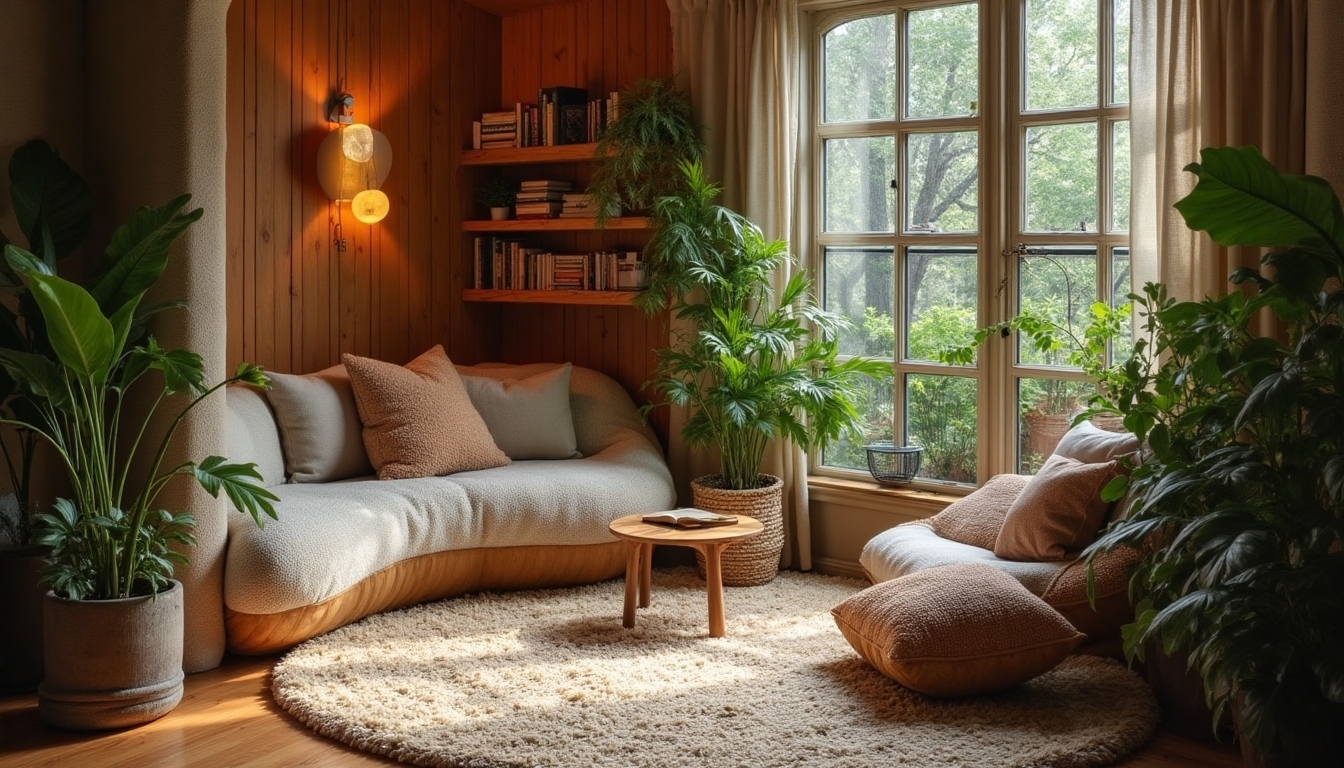 cozy reading sanctuary details