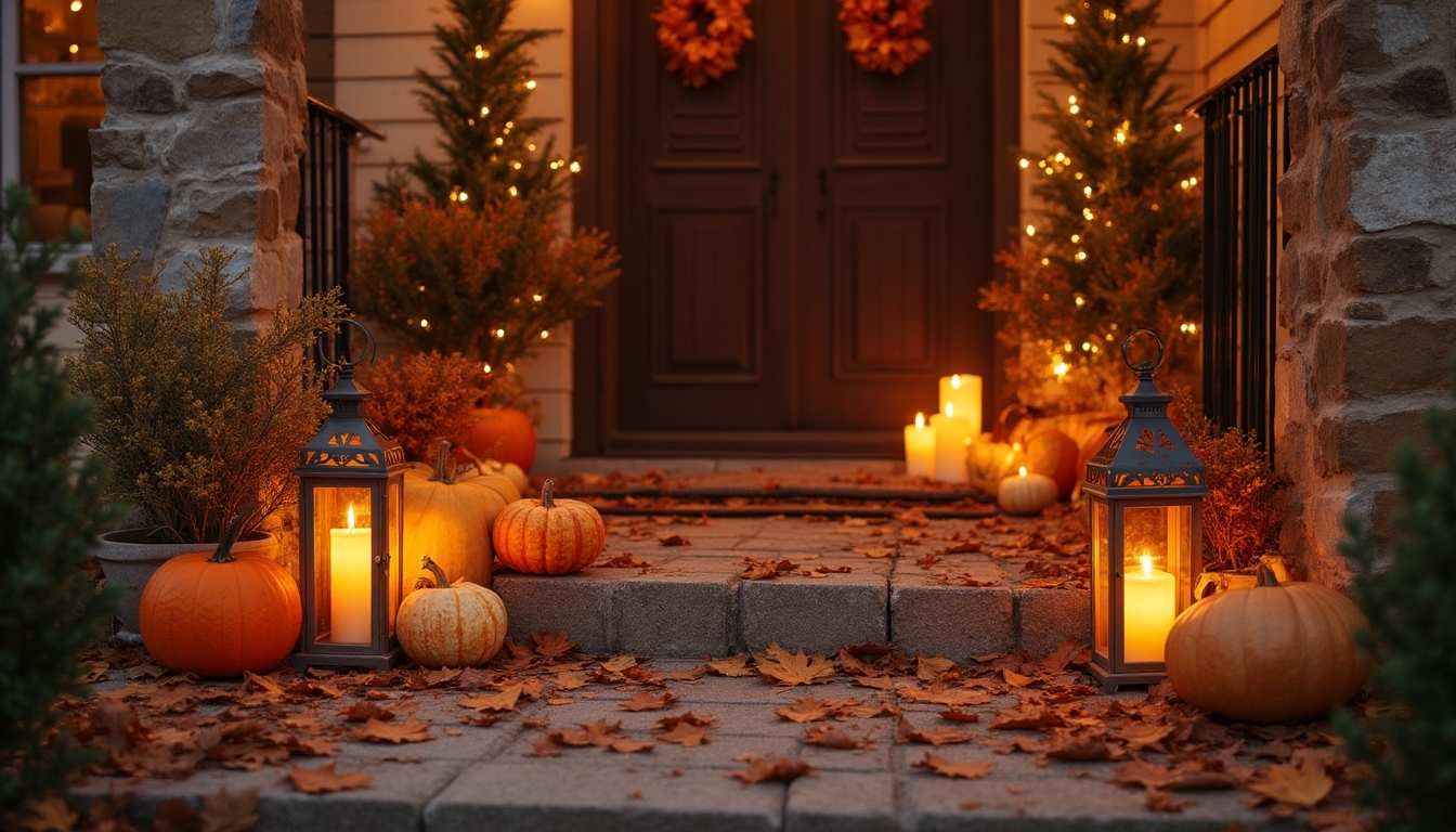 cozy thanksgiving porch glow