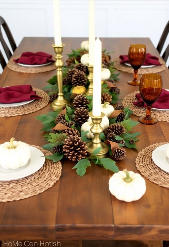 cozy woodland dining decor