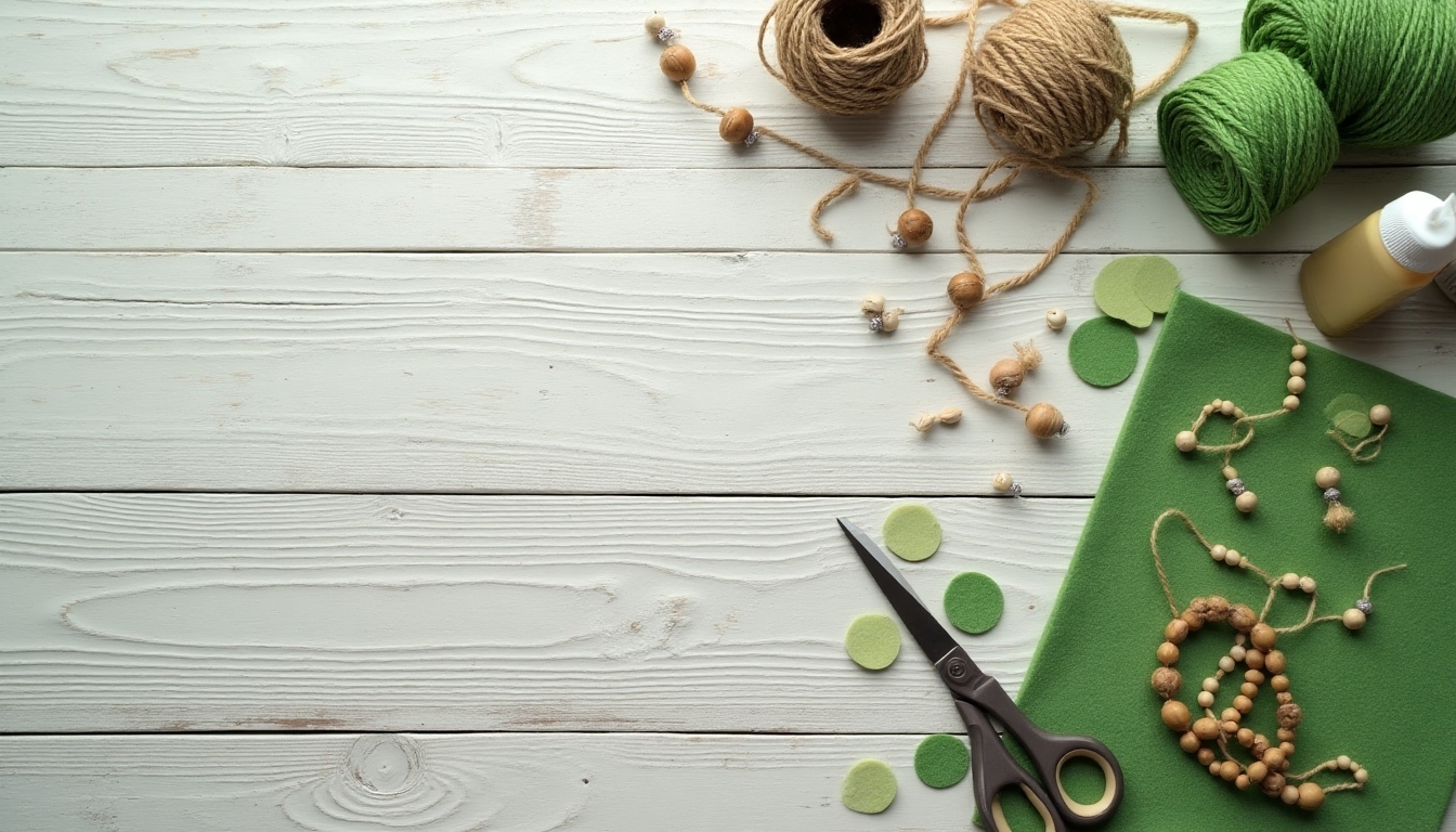 crafting supplies for garland