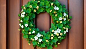 create festive wreath easily
