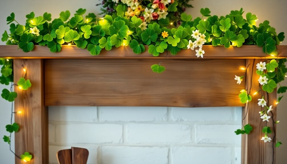 create shamrock garland easily