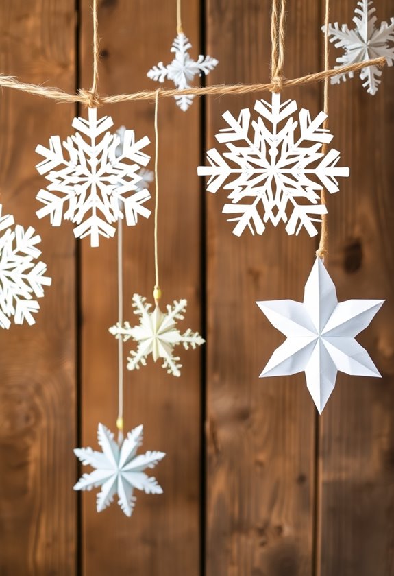 creative paper holiday decorations