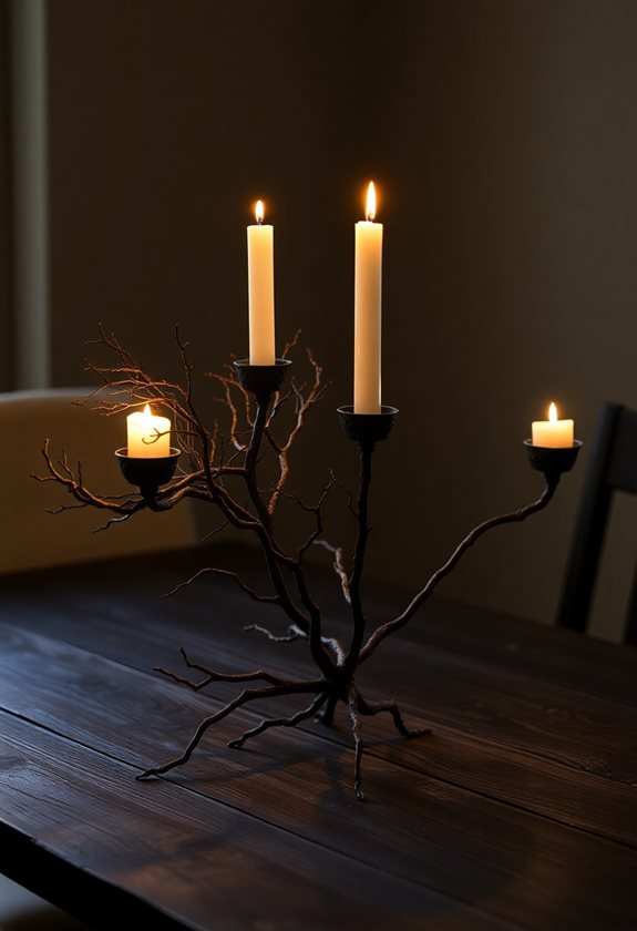 creepy candle holder ideas