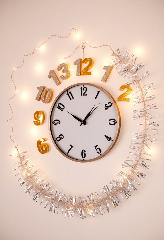 dazzling countdown clock display