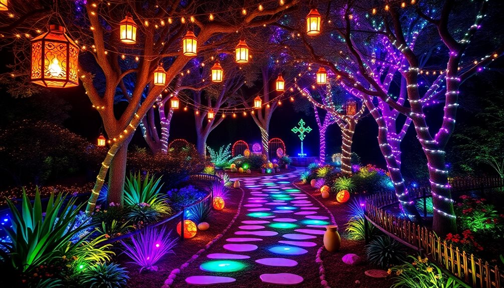 dazzling outdoor light displays