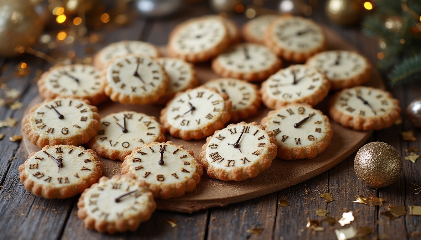 diy clock cookies tutorial