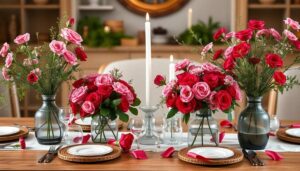 diy valentine floral decor