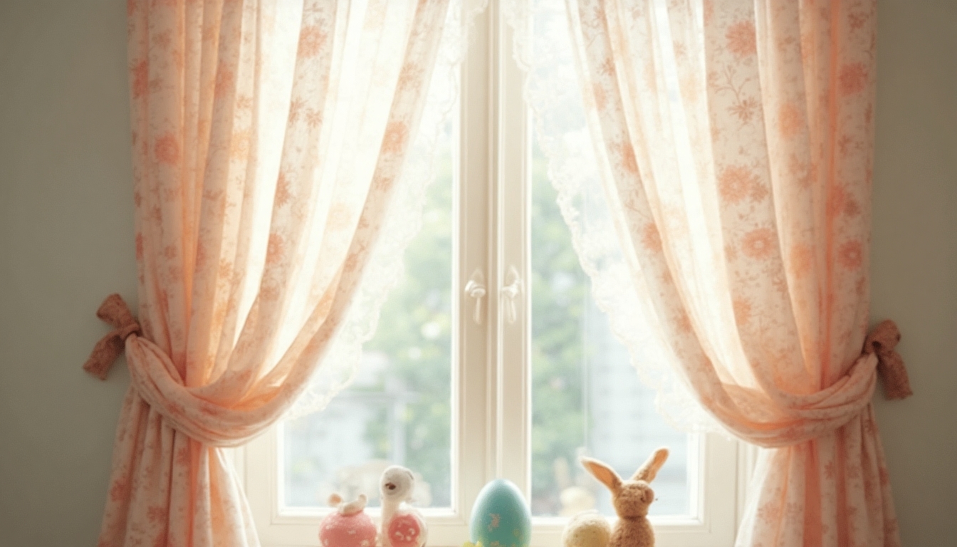 dreamy easter window treatments