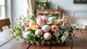 easter egg table displays