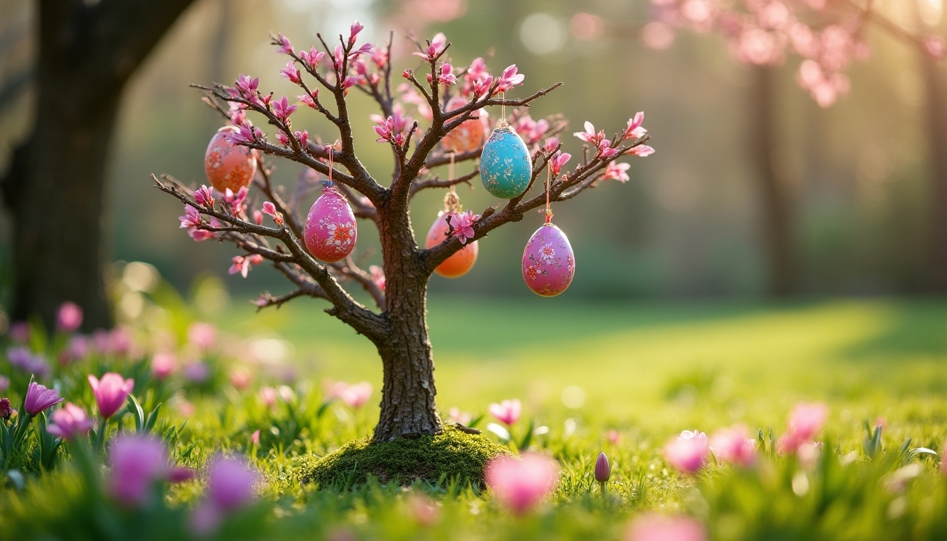 easter egg tree decorations