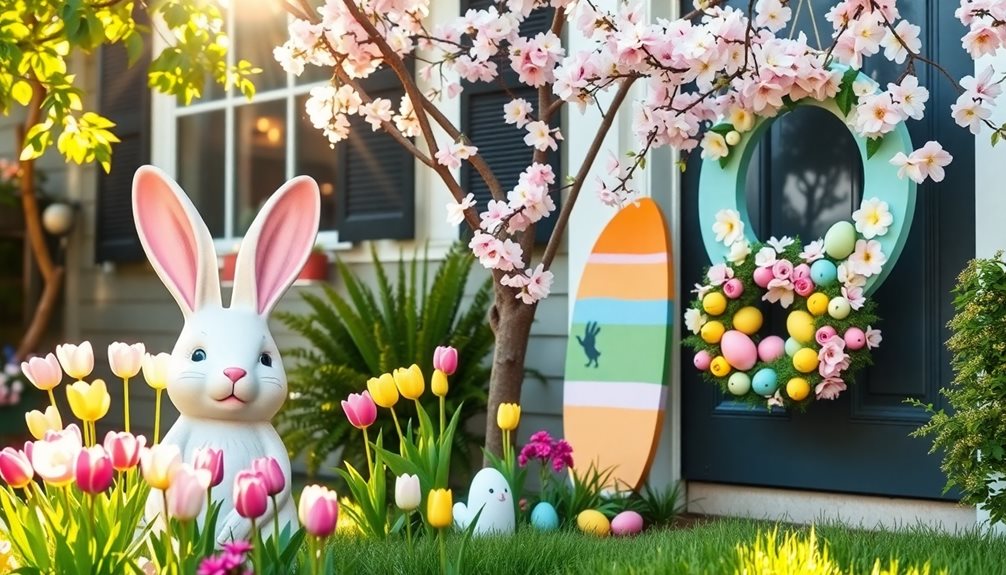 easter front yard decorations
