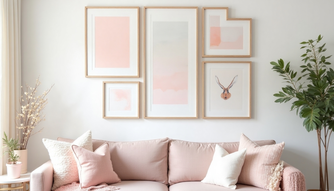 easter gallery wall decor