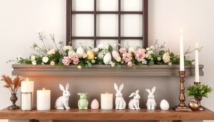 easter mantel decor inspiration