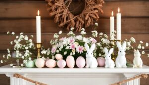 easter mantel styling tips