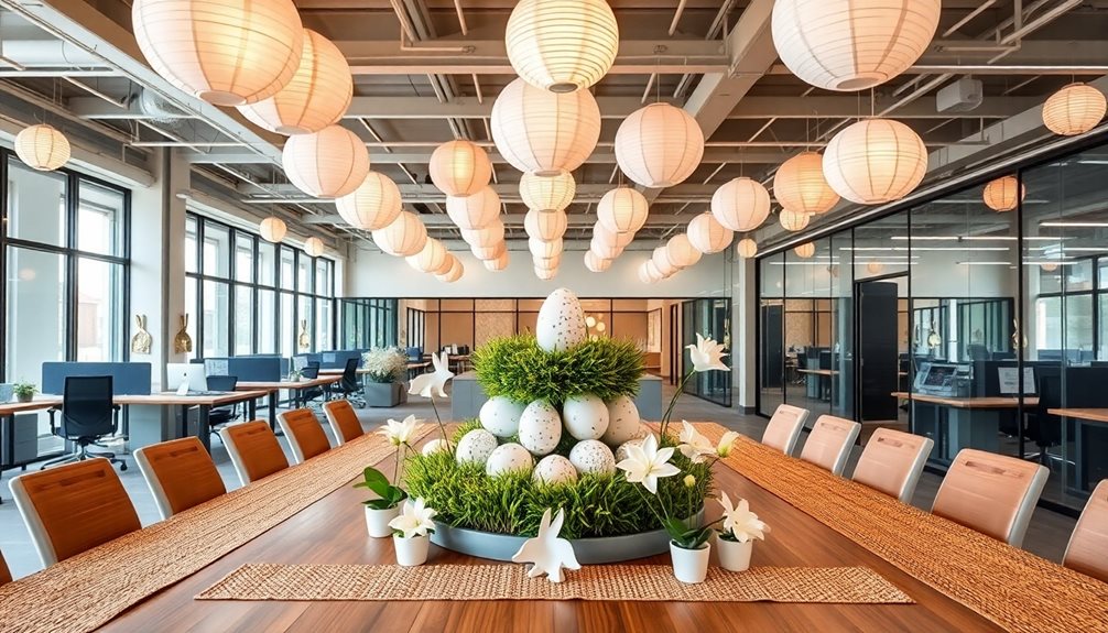 easter office decor considerations